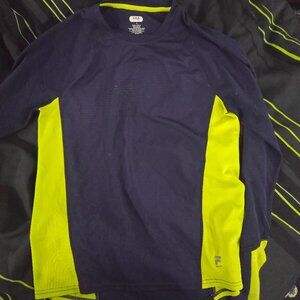 Fila Sport Size medium Blue and Bright Green lightweight men's medium